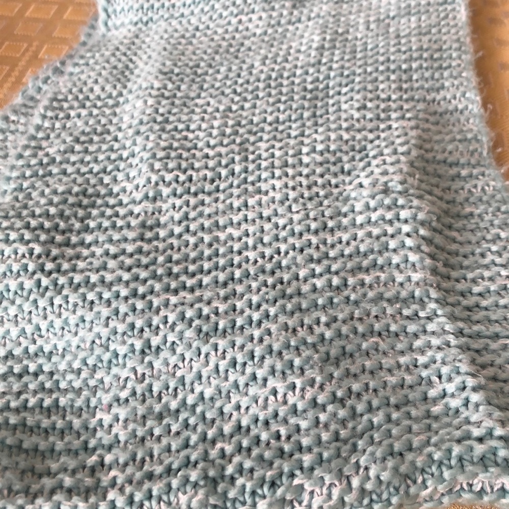 Warm Ocean blue scarf